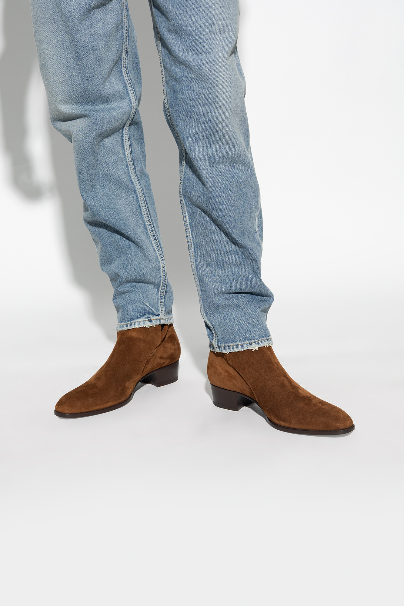 Saint Laurent 'Wyatt' heeled ankle boots | Men's | Vitkac